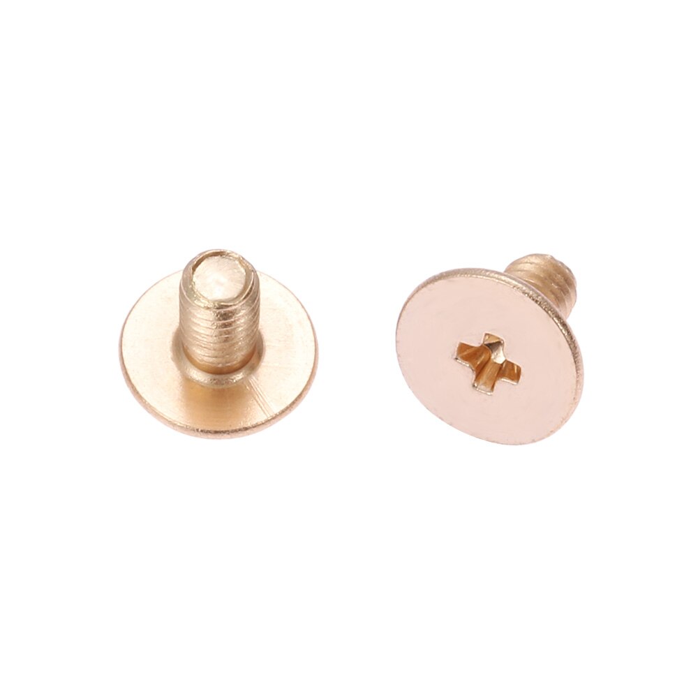 100Pcs/Bag Round Ring Head Garment Rivet Round Head Screws With Pull Tab Brass Nail DIY Cloth Button Stud for Clothes Phone Case