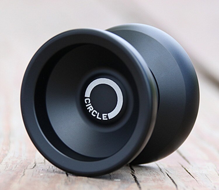 Aankomen Cirkel Yoyo Circulaire Yoyo Professionele Concurrentie Yoyo Metalen T-Type Lager Yoyo Speelgoed: black