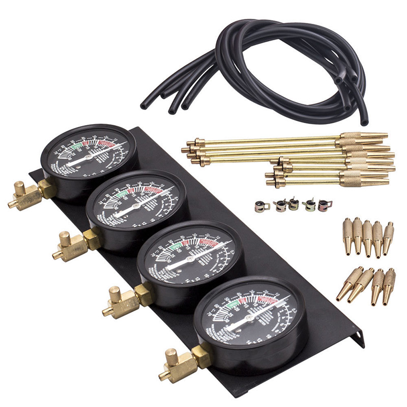 Draagbare Brandstof Vacuüm Carburateur Synchro Universele Auto Sync Gauge 4 Meters Tool Balancer Gauge Kit motorcycle fueltech