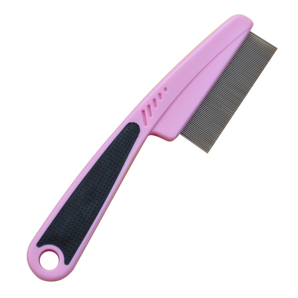 Flea Comb for Long Haired Cats Dogs Anti Knot Grooming Comb Easy Grip Handle Combs UD88