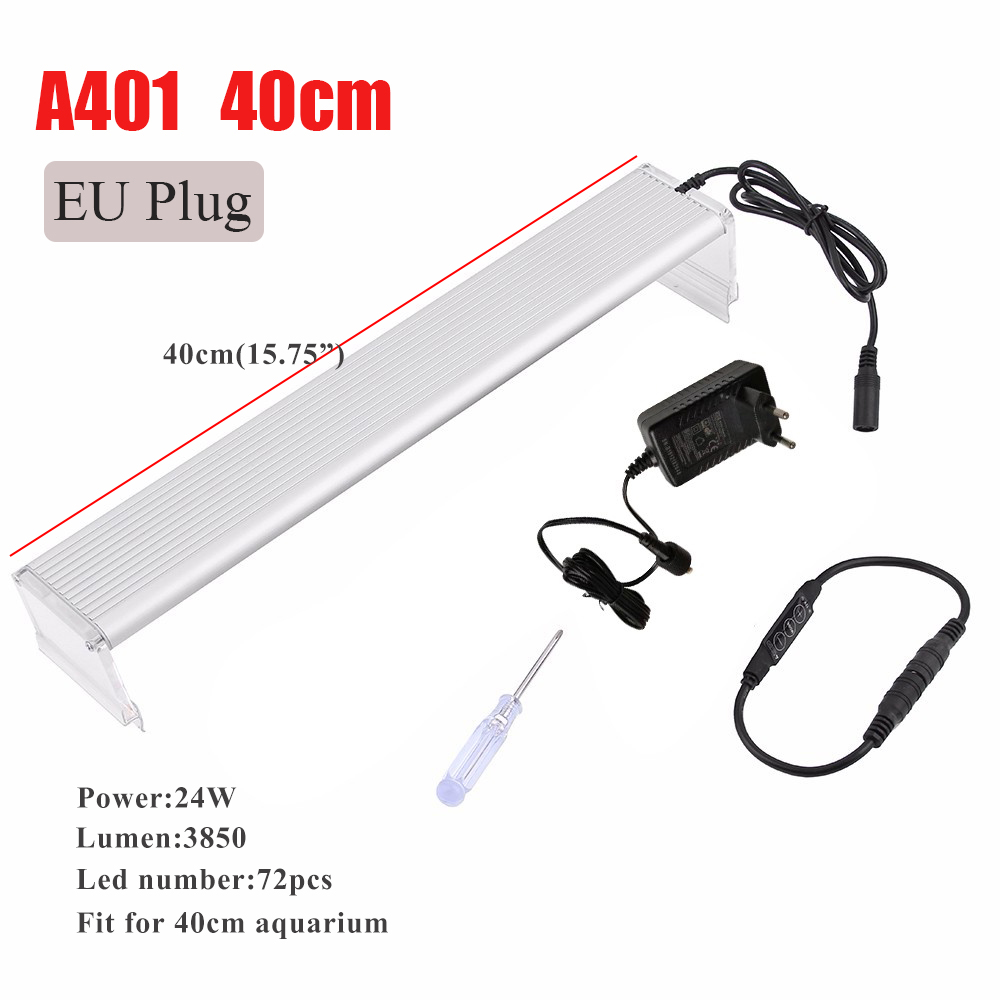 Chihiros WRGB EINE Serie FÜHRTE Aquarium Licht 20-50cm Lampen für Aquarium Pflanzen LED mit erweiterbar wasserdicht Clip auf setzt: A401 EU Stecker