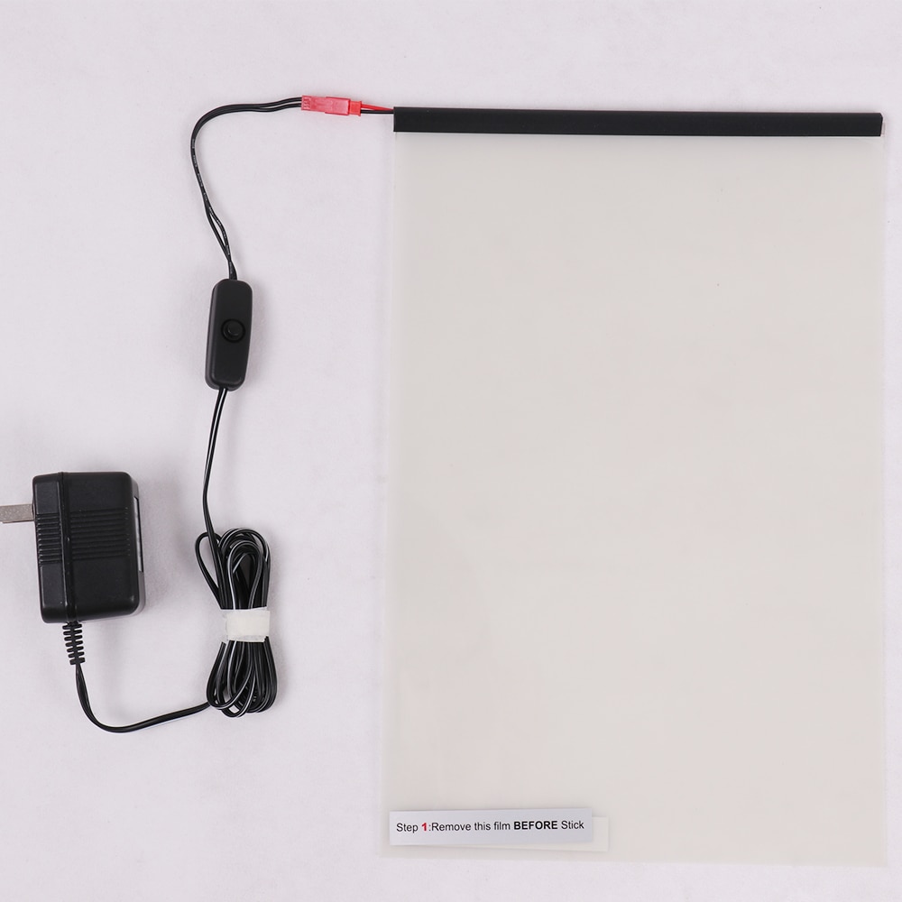 A4 hvid smart pdlc smart farvetone vindue film strømvindue elektrokromisk film omskiftelig glasvinyl