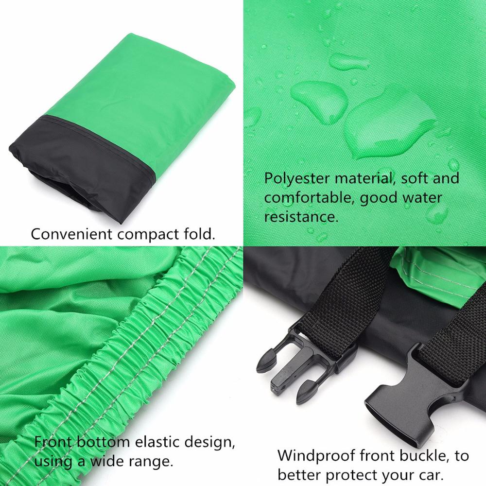 XL Green Waterproof Motorcycle Cover For Kawasaki KLX KX KL 125 140 250 300 450 ...