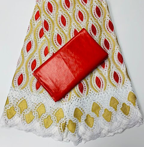 Africain Bazin Riche tissu guinée Bazin Brode dentelle tissu broderie suisse voile dentelle tissu 2.5 + 2.5 YA373: AS PIC4