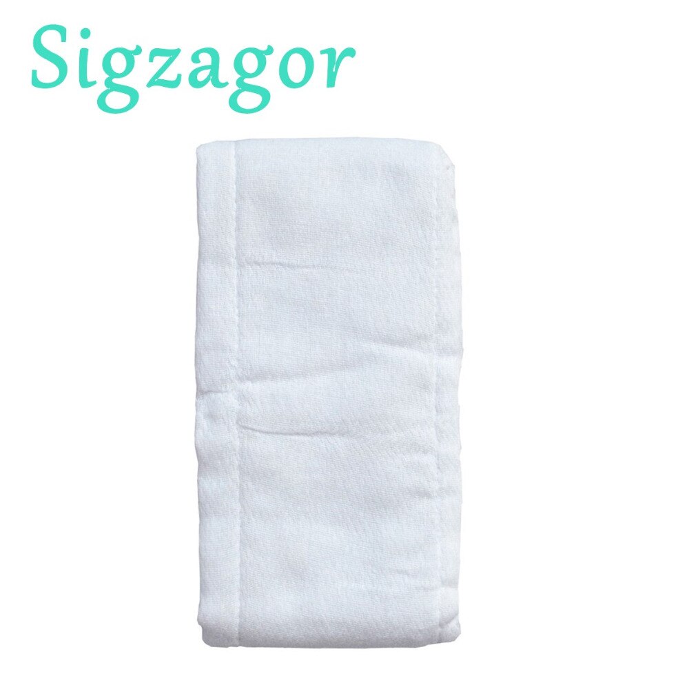 [Sigzagor]1 Vorfalz Tuch Windel Windel Einsatz Spucktuch Gepolsterte Einfügung Polyester Baumwolle Blick Musselin 49x3 5cm 19,3x13,8 in