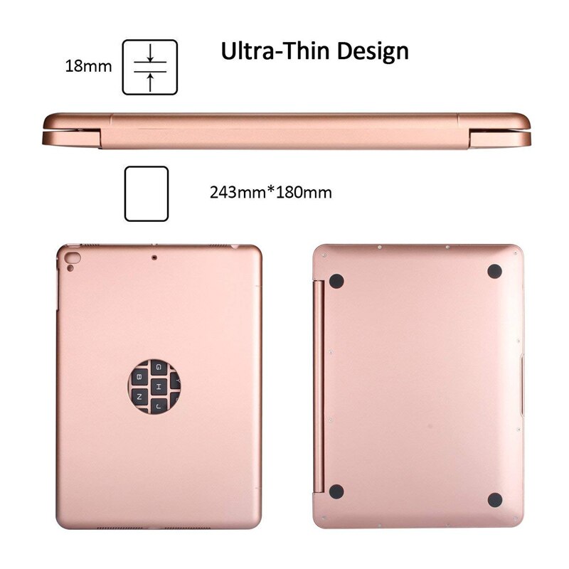 Smart Keyboard for Apple iPad 9.7 5th 6th Generation Bluetooth Keyboard Case for iPad mini 1 2 3 4 5 Air 1 2 Pro 9.7