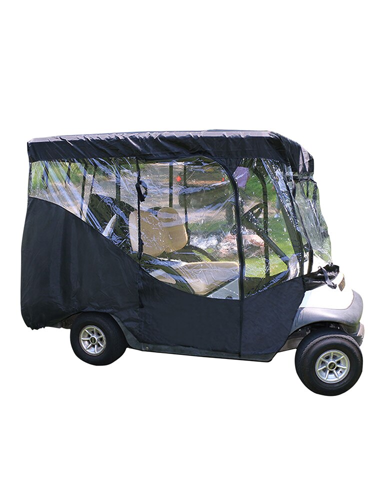 4 Passenger Golf Cart Rain Cover Rainproof And Sunscreen Durable Transparent Golf Accessories