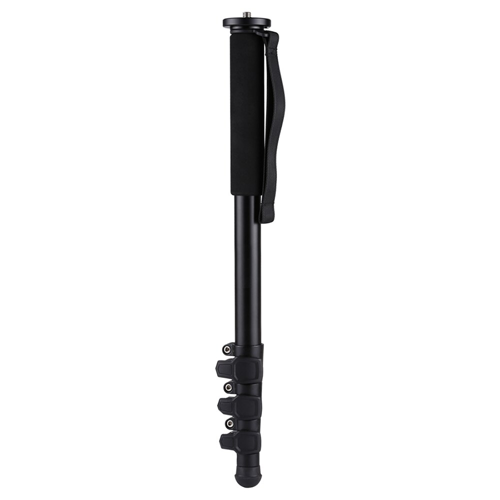 Camera Accessoires Verstelbare Draagbare Vier-Sectie Telescopische Aluminium Self-Staande Monopod Statief Benen Met 3/8 Schroef