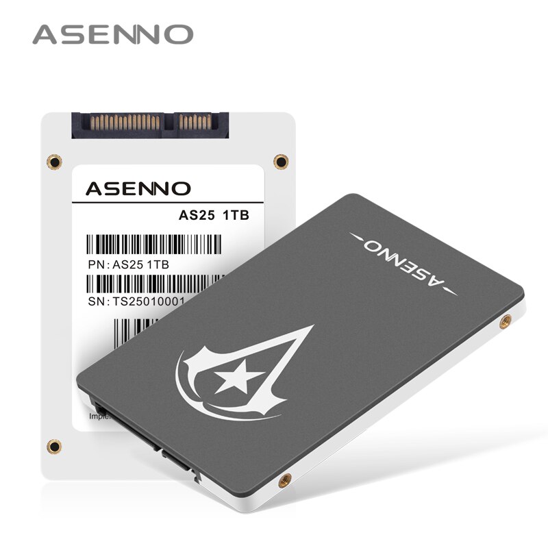 Asenno – disque dur interne SSD, SATA 3, 2.5 pouces, avec capacité de 480 go, 240 go, 120 go, 1 to, 2 to, pour PC de bureau portable