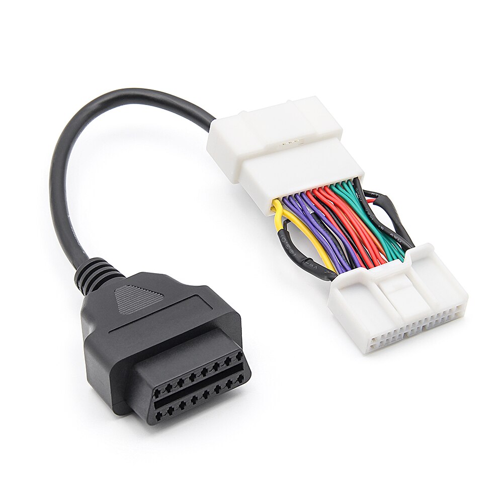 Connecteur OBD2 pour Tesla Model 3, outils de Diagnostic de voiture, câble mâle-femelle à 16 broches pour Tesla Model Y 12/20/26 broches
