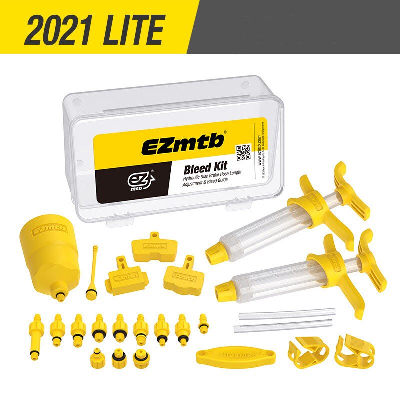 Juego de herramientas de reparación de frenos hidráulicos de bicicleta, herramientas de mantenimiento de frenos de disco para SHIMANO SRAM Avid MAGURA Series MTB Road Bike: 2021  LITE