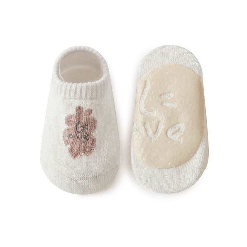 5 pares/lote 2022new 0-3years antiderrapante não skid tornozelo meias com apertos para o bebê da criança crianças meninos meninas todas as estações meias de algodão