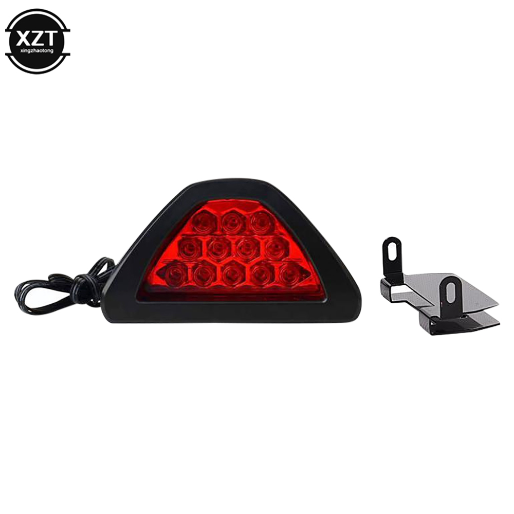 Universelle bremslichter f1 style drl rot 12 led hecks topp bremsleuchte drittes bremsstopp sicherheits leuchte licht auto led signallampe