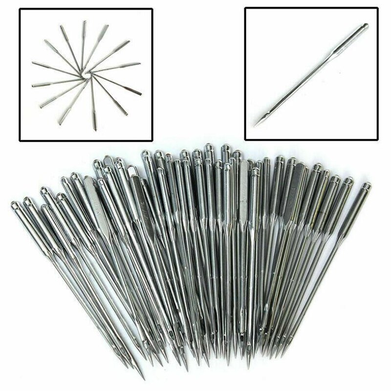 10pcs/set Household Flat Sewing Machine Needles Craft Assorted Kit Universal Fitting 9/65-18/110 Type Accessories