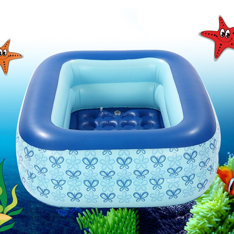 PVC Rectangular Inflatable Swimming Pool Children Home Courtyard Garden Swimming Pool LBV