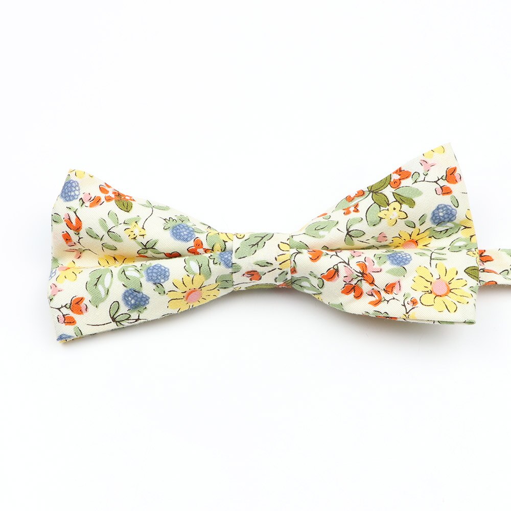 Kleurrijke Bloemen Strikjes Mode Katoen Print Bowtie Stropdassen Voor Mannen Wedding Party Pakken Gravata Vlinder Sjaaldassen