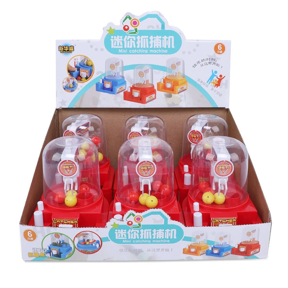 Meisjes En Jongens Mini Bal Vangen Machine Kleine Speelgoed Plastic Candy Bal Grijper voor Kid Educative Speelgoed