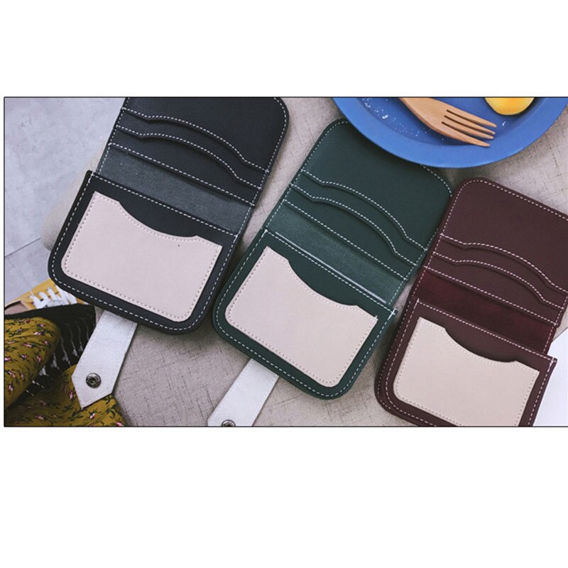 DONYAMY 1Set DIY Acrylic Leather Template Handwork Leathercraft Sewing Pattern Tools Accessory Men Wallet Pattern