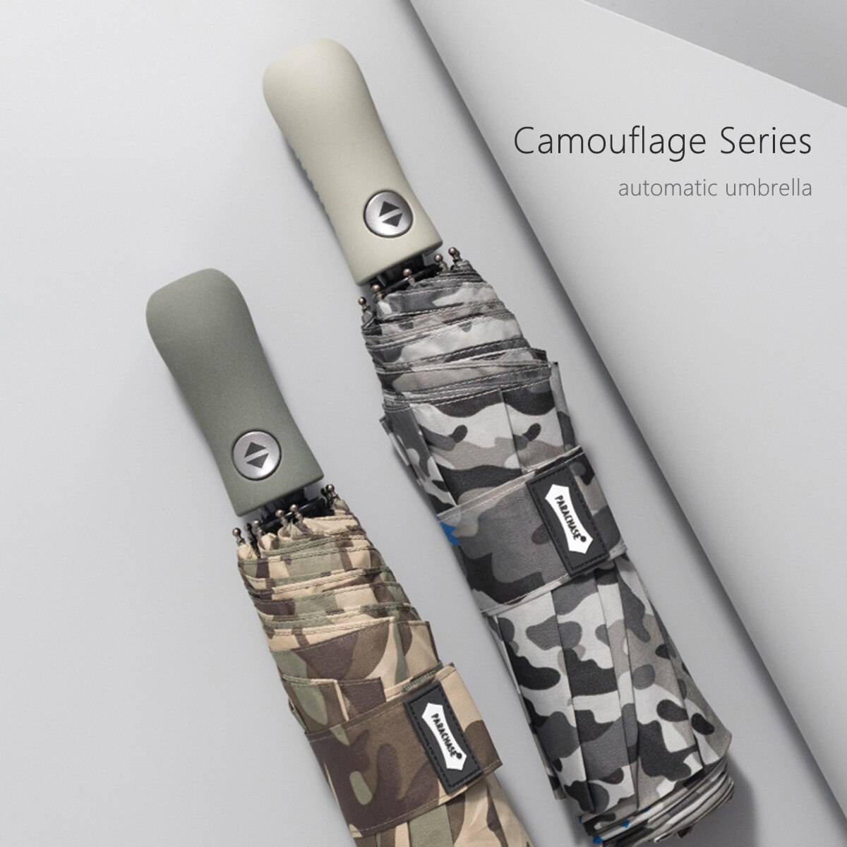 Parachase Automatic Umbrella Men Women Large Folding Camouflage Style Umbrella Windproof Paraguas 8 Ribs Big Golf Umbrella Rain