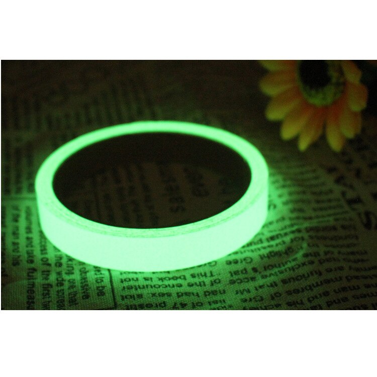 Tape Luminous Self-adhesive Tape Glow in The Dark Stage Safety Warning Party Emergency Logo Halloween Christmas Xmas: green / 1.5m x 3m