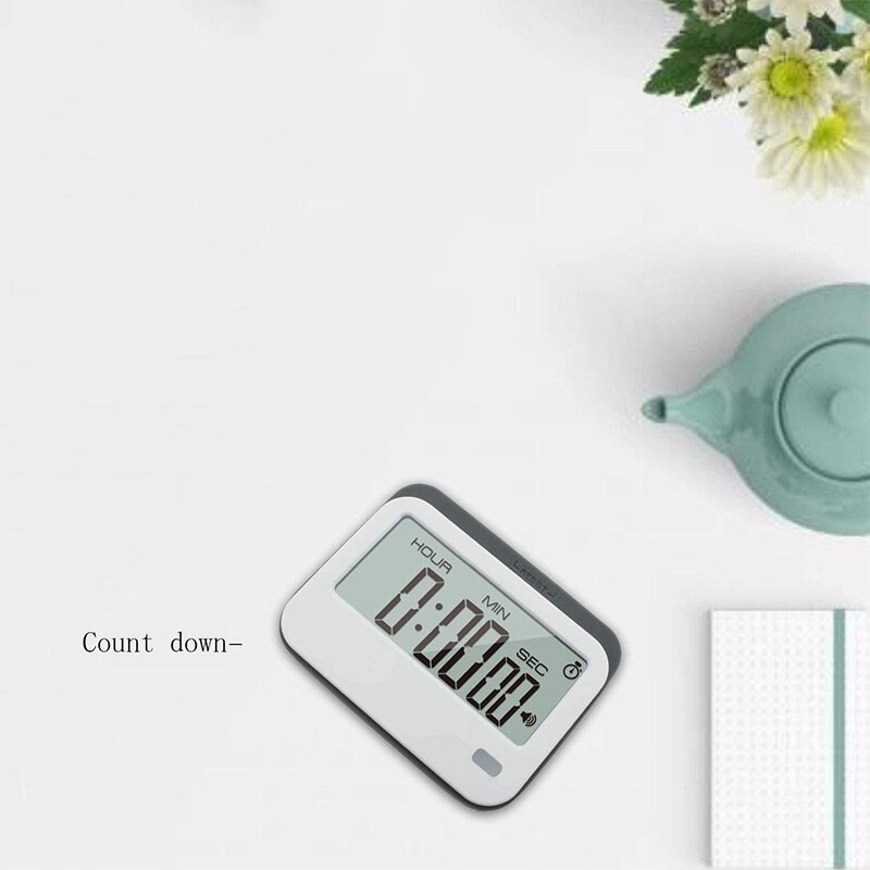Digital Timer Multifunction 3 Mode - Clock, Countup, Countdown Accurate to Seconds for Cooking, Study, Games