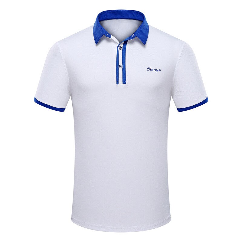 Golf Shirts Voor Mannen Zomer Korte Mouw Turn-Down Kraag Sportkleding Mannelijke Ademend Sneldrogend Tops Voor Tennis golf 5 Kleur D0659