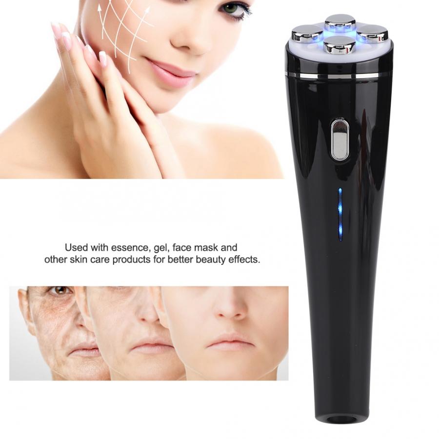 EMS Micro Current Color Light Facial Machine Lifting Firming Skin Rejuvenation Beauty Body Massager Facail Care Wrinkle Removal