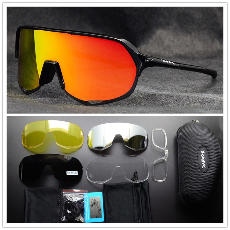 Fietsen Bril Gepolariseerde TR90 5 Lens Outdoor Sport Bril Mtb Racefiets Bril Fietsen Eyewear UV400 Fietsen Zonnebril