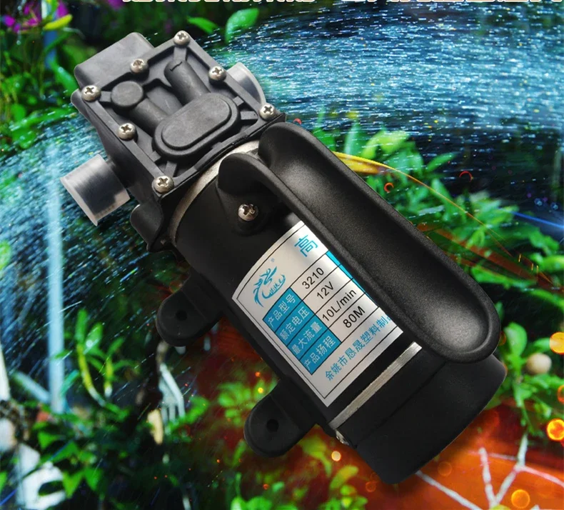 12v 24v 120w 130 psi 10l /  min vatten högtrycksmembran självsugande pump spruta biltvätt ballongmembranpump