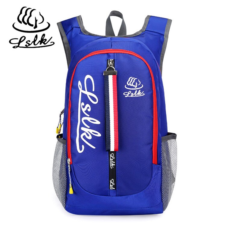 Draagbare klim- en wandeltassen 20l outdoor reistassen ski-tas schoolrugzak waterdichte fietstassen heren dames sporttas: Blauwe kleur
