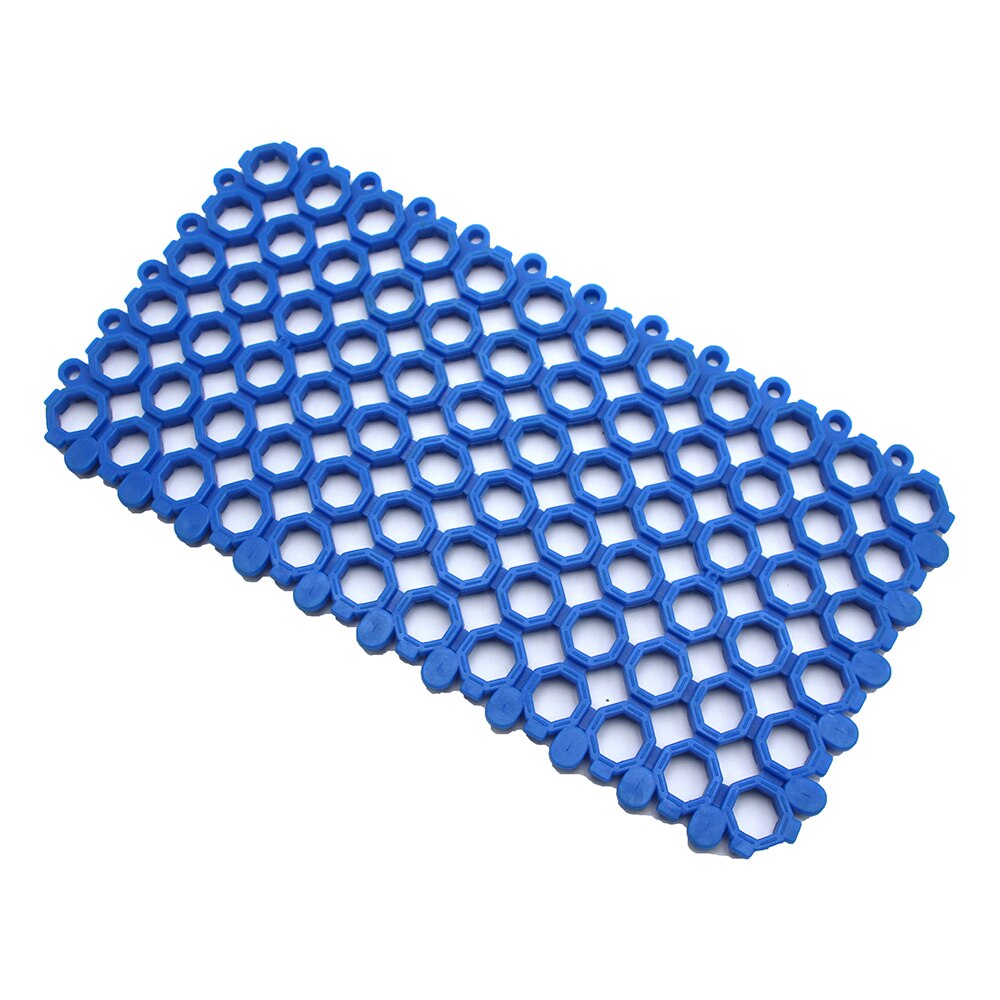 1PCS Pet Dog Rabbit Cage Mat Floor Guinea Pig Chinchilla Splicable Plastic: blue
