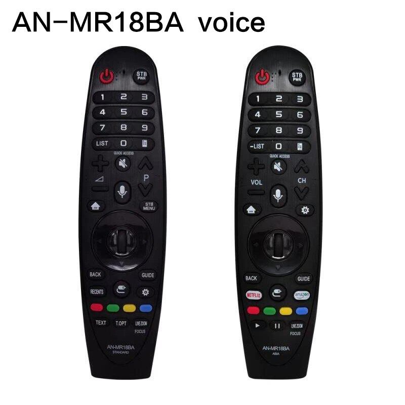 En -MR18ba magisk fjernkontroll til lg akb 75375501 smart tv  sk8000 8070 med rulle- og roteringsknappfunksjon