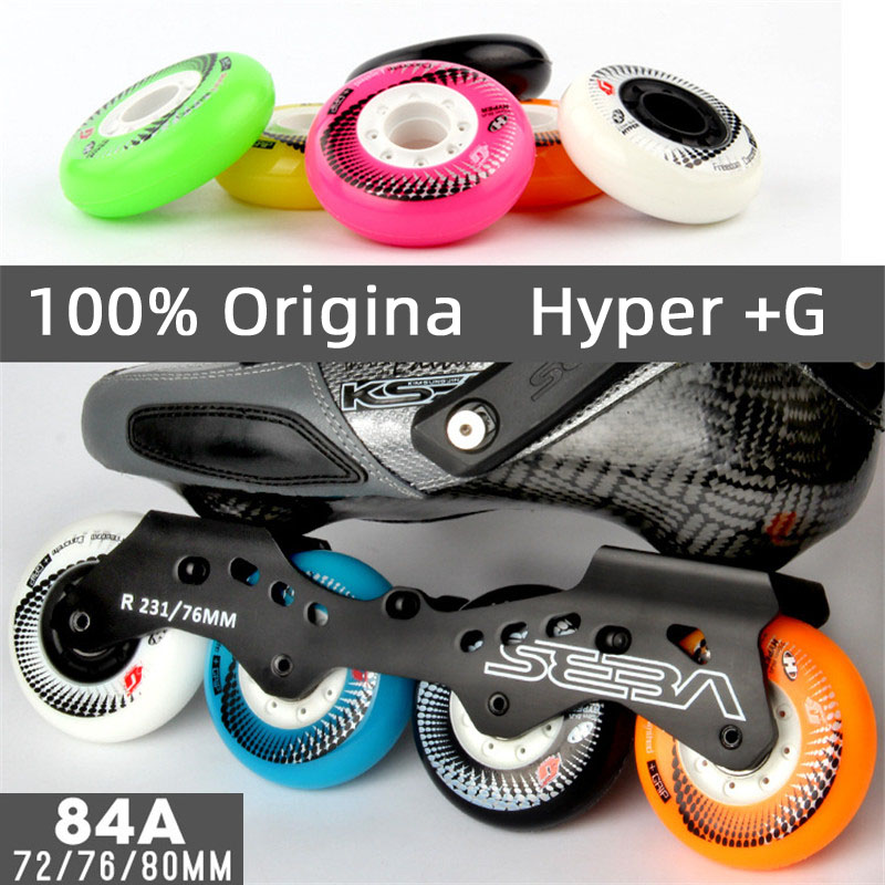 [72mm 76mm 80mm] 100% Original 84A SEBA Hyper + G Griff Beton Inline Rollschuhe Rad rollschuh FSK Slalom Bremsen Rad