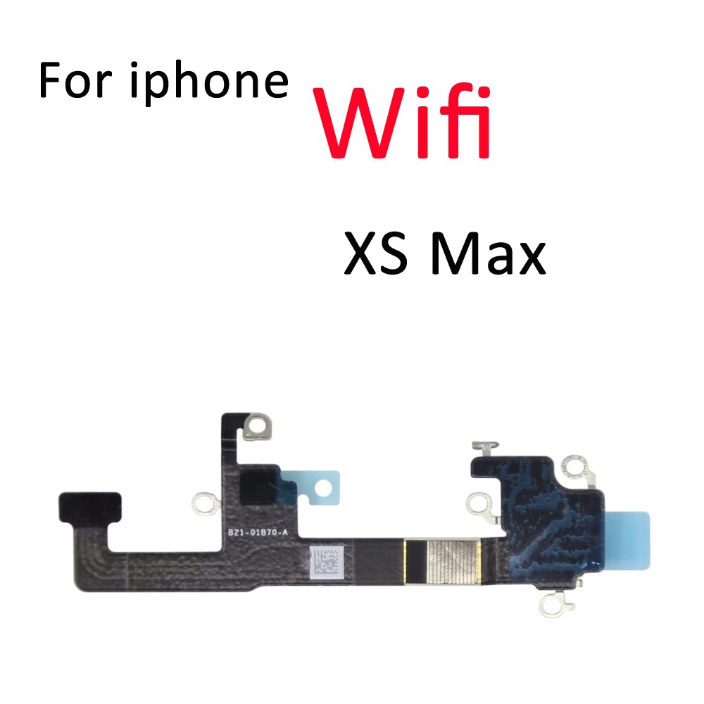 Wifi + gps wifi signal antenne flex til iphone  se 6 6s 7 8 plus x xr xs max trådløs oplader antenne samling flex dele: Xs max wifi