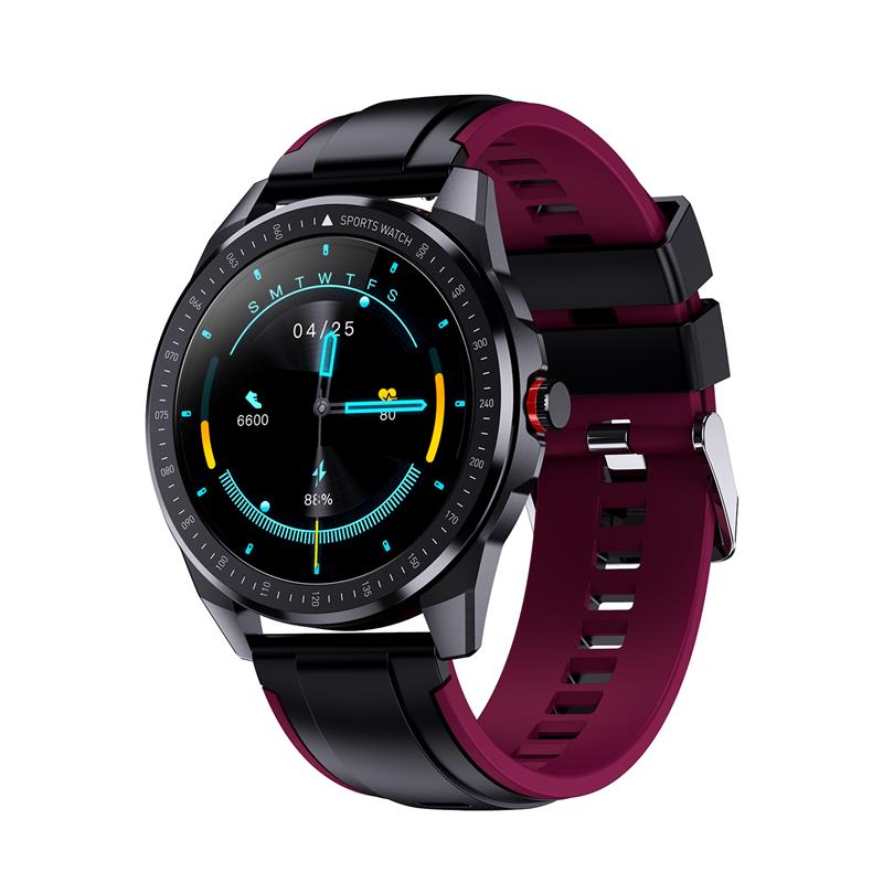 Robotsky SN88 Smartwatch - Bluetooth 5.0 Call, Fitness Tracker, Heart Rate Monitor, 1.28" Touchscreen: Purple
