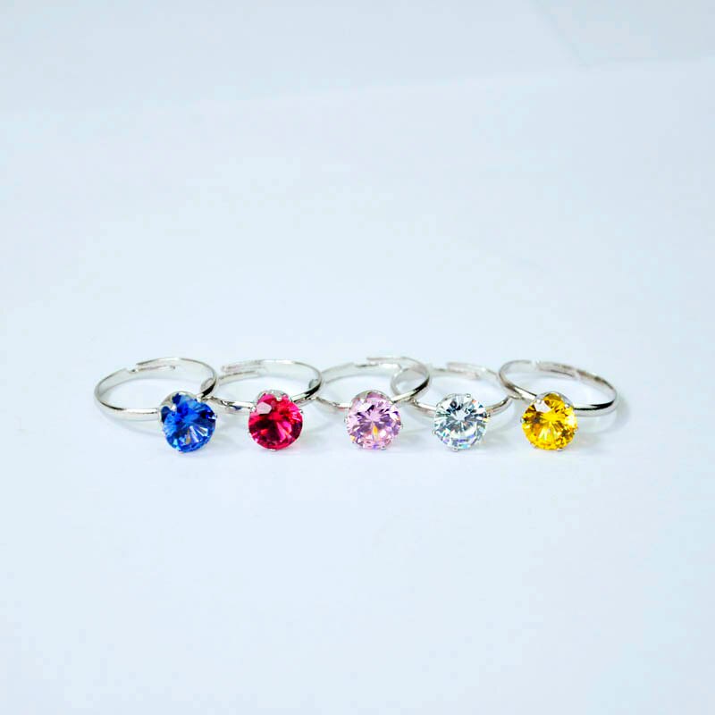 50 pièces 1.2 Carat AAA Zircon bagues de fiançailles Lots pour femmes filles bague de mariage bijoux en cristal autrichien LR4060