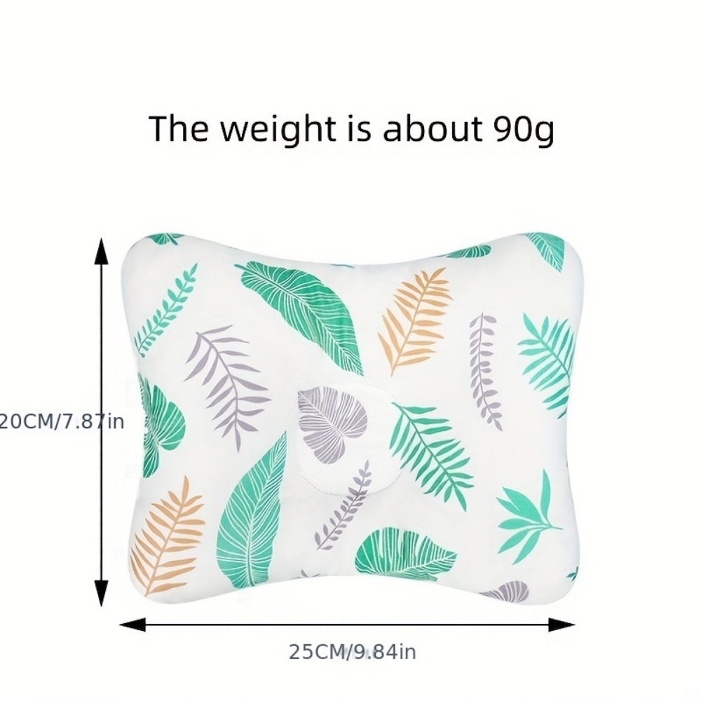 1Pcs Baby Floral Cotton Styling Pillow, Soft, Machine Washable, Easy To Clean, Suitable for All Seasons, Newborn Sleeping Pillow