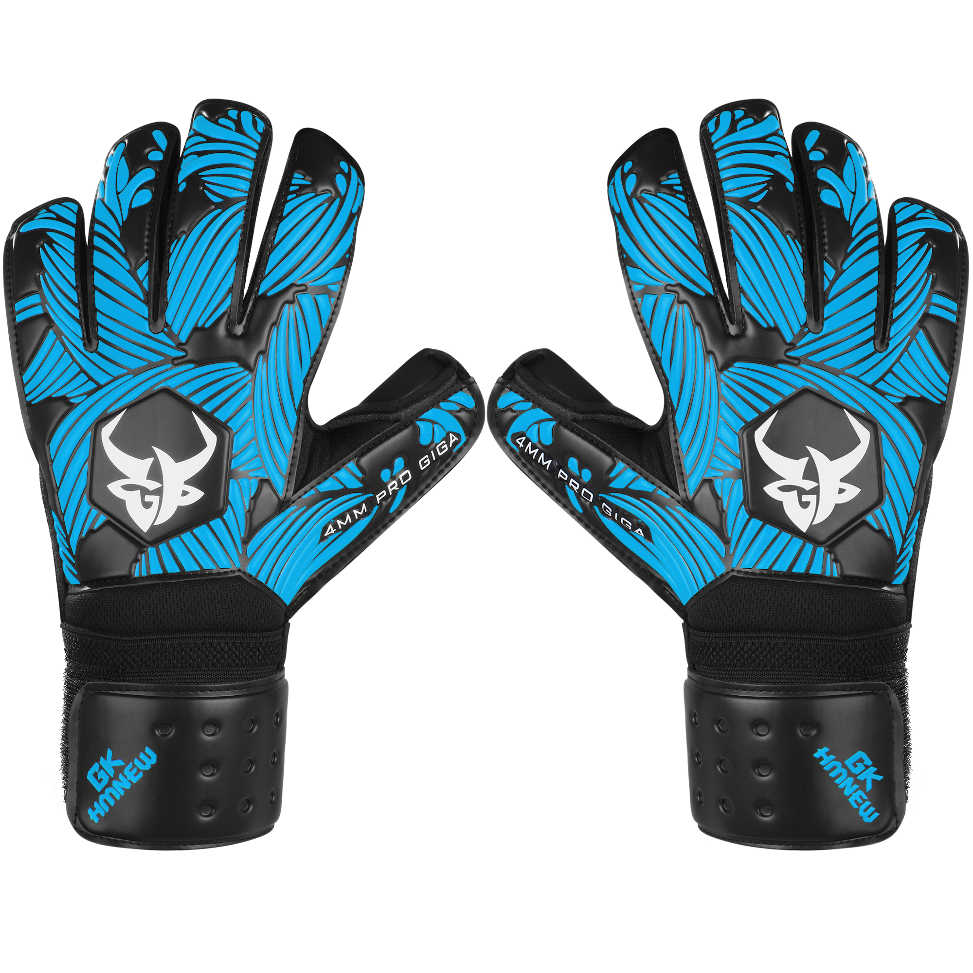 Keeper Keepershandschoenen Voetbalhandschoenen met sterke grip, vingerbescherming en 4+3MM latex voor kinderen, jeugd en volwassenen