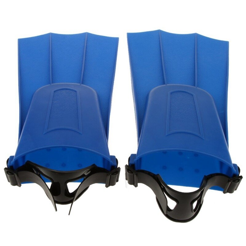 Aletas de natación con aletas ajustables para niños y adultos-azul, XL: 40-44