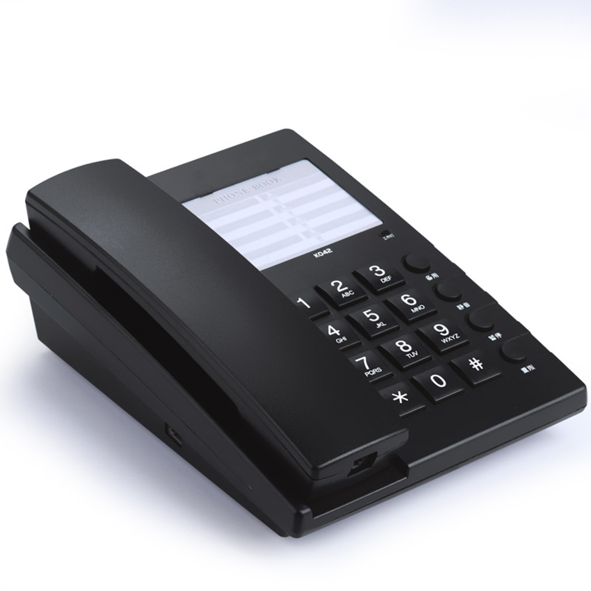 kabelgebunden Telefon, Heimat Hotel Schreibtisch Telefon Büro Festnetz Feste Telefone mit Telefon Nummer Papier, Stumm und Wahlwiederholung