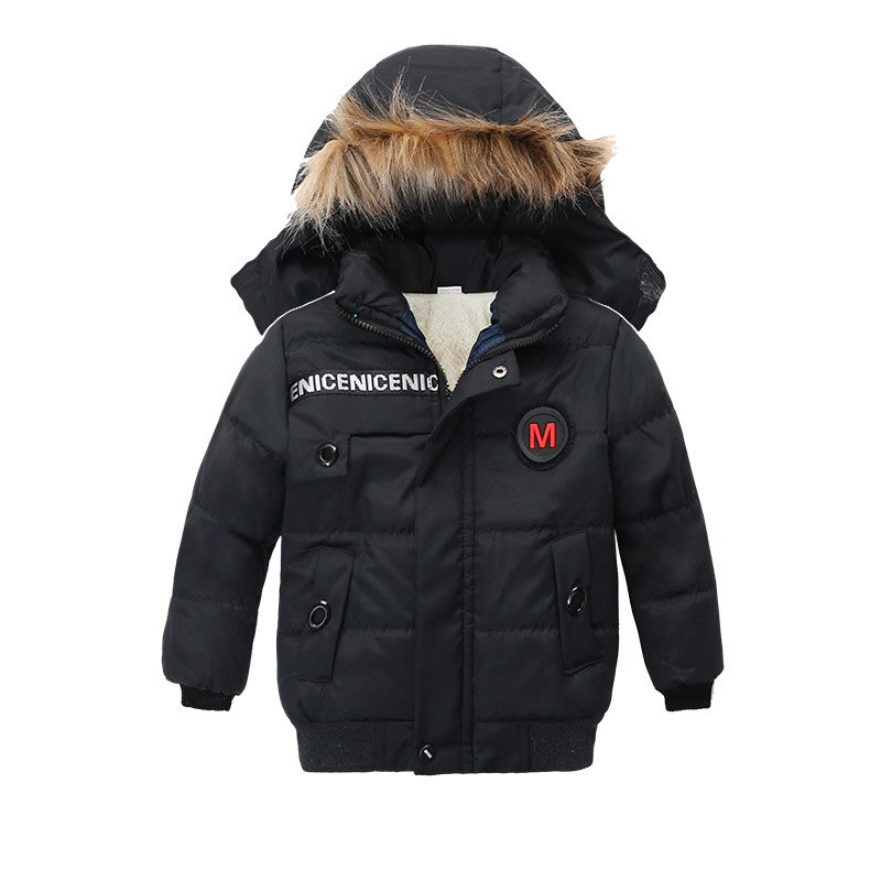 Herfst Winter Mode Jongens Thicken Warm Hooded Bovenkleding Jassen Kinderen Jassen Kids Hooded Kleding Voor 2-4 Jaar