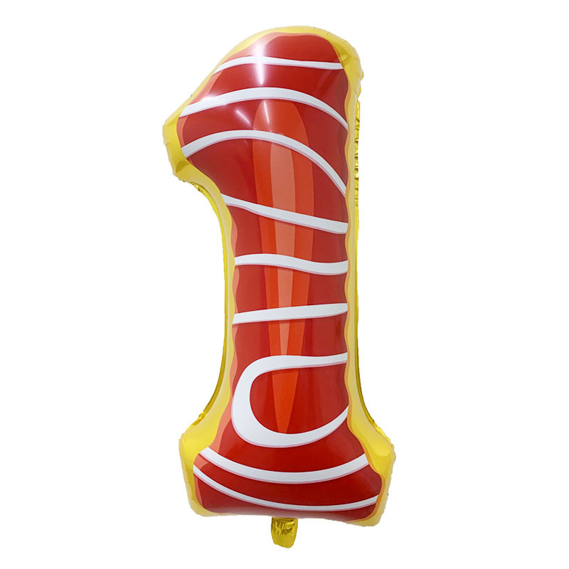 32 Inch Doughnut Number Balloons Digit Helium Balloon Birthday Party Wedding Anniversary Decorations Figure Ballon: Emerald