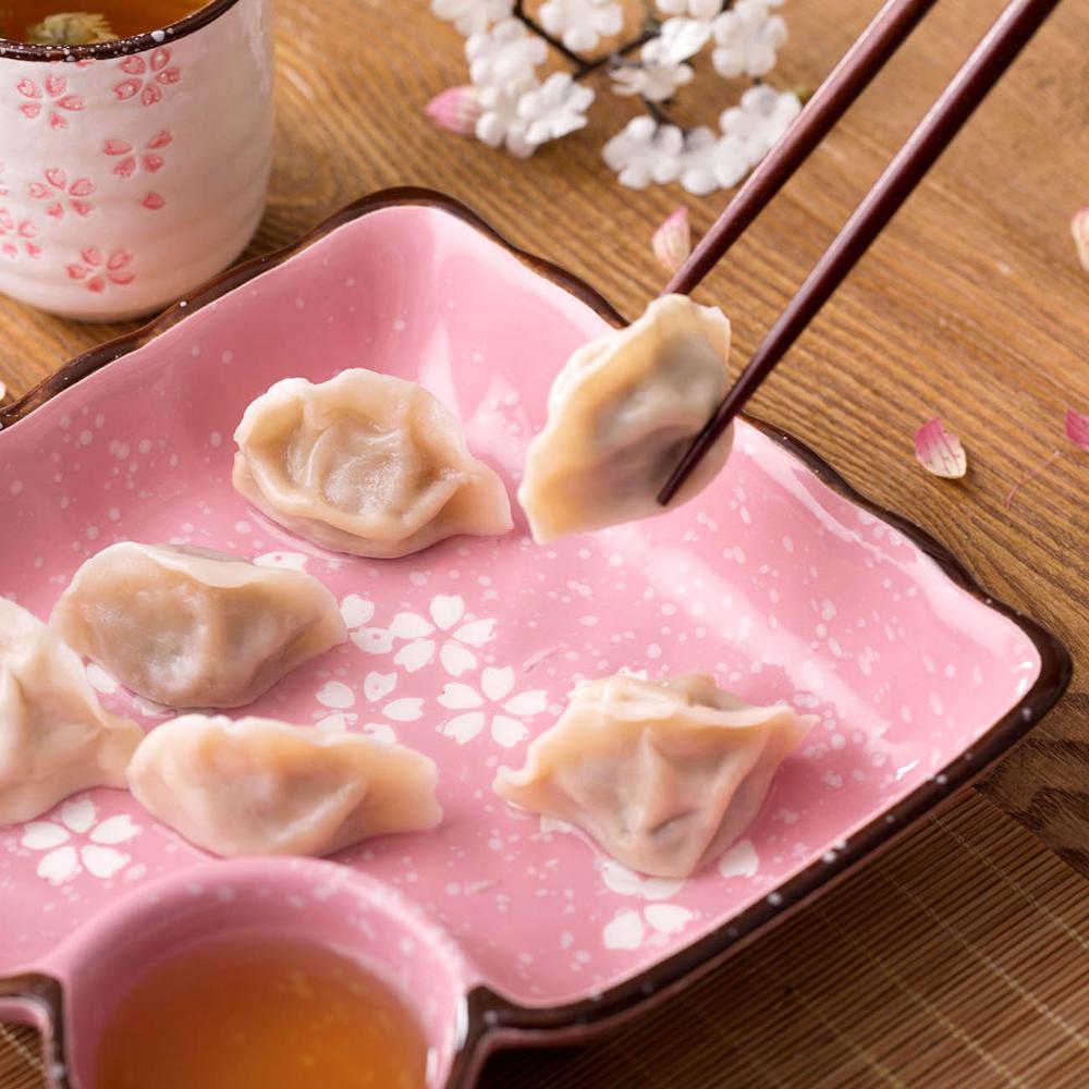 Plato de cerámica para Dumplings, tazón de Sushi, plato de salsa, vajilla de cocina, platos de cena, postre, fruta, bandeja de plato de Sushi