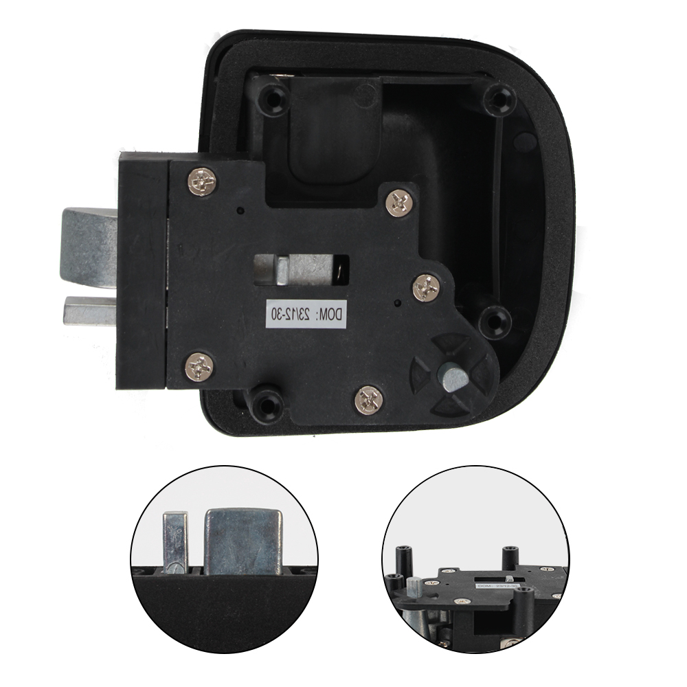 Double Open Door Lock RV Door Lock Replacement RV Camper Trailer Entry Door Lock Door Latch Handle with Keys Camper Accessories