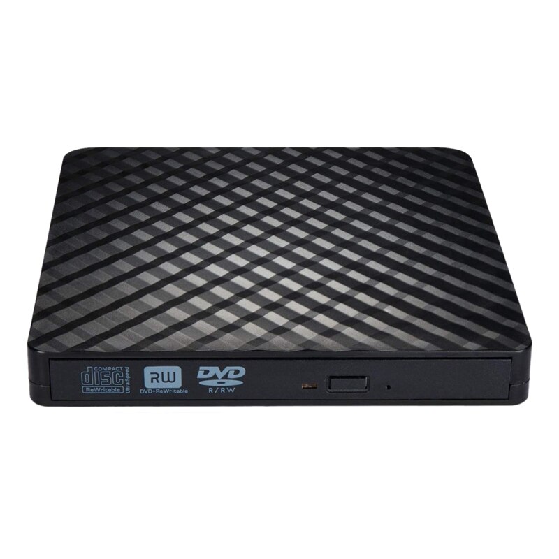 External DVD Drive USB 3.0, Portable CD DVD /-RW Optical Drive Burner Writer for Windows 10/8 / 7 Laptop Desktop(Black): Default Title