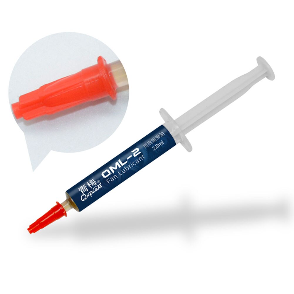 Huile synthétique polyvalente pour ordinateur de bureau, lubrifiant pour ventilateur, dissipateur de chaleur, plâtre conducteur à grande vitesse, 2ML