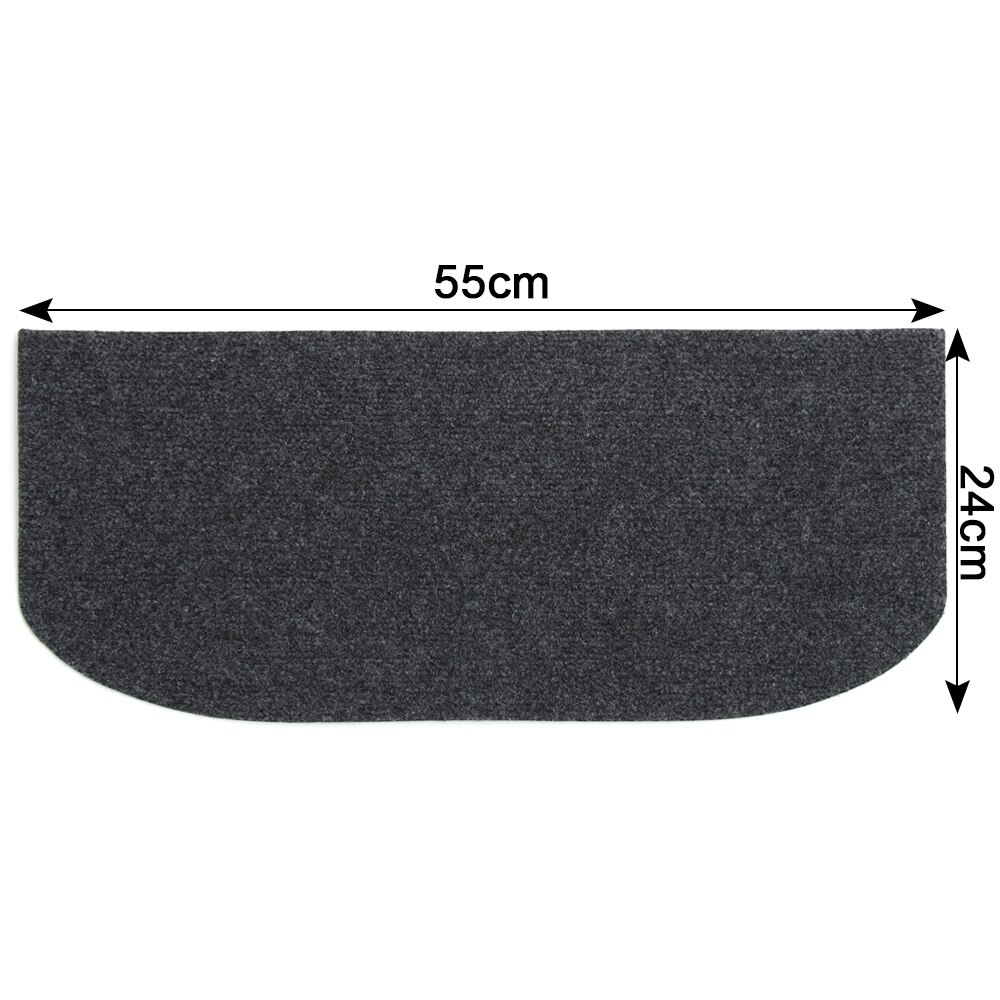 7 Uds colchoneta resistente escalón escalera cubierta de protección peldaños antideslizante alfombra almohadillas 24x55 cm cómodo suministros para el hogar