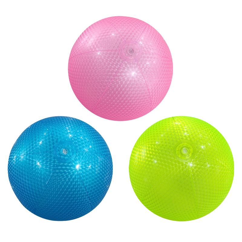 Pelota de playa inflable con perlas coloridas, adecuada para juegos de EN LA Piscina en la playa, 1 ud.