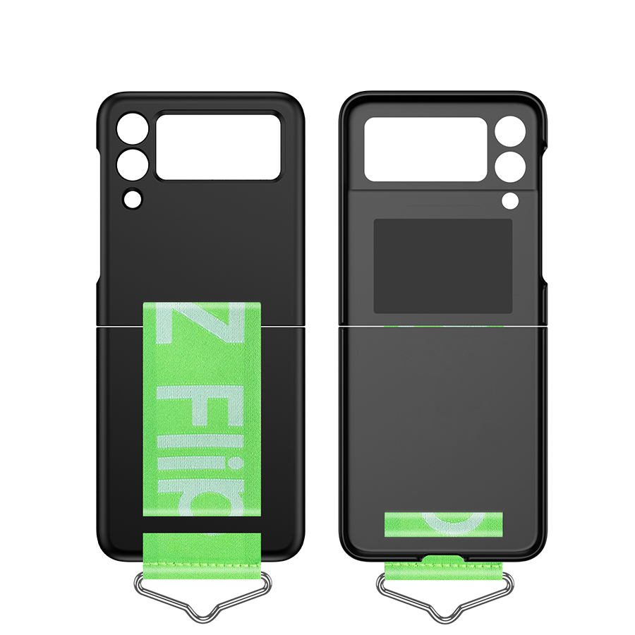 Handschlaufe für samsung Galaxis z kippen 3 (zflip 3 5g) , ultradünne hartplastikhülle mit armbandring, fundas coque