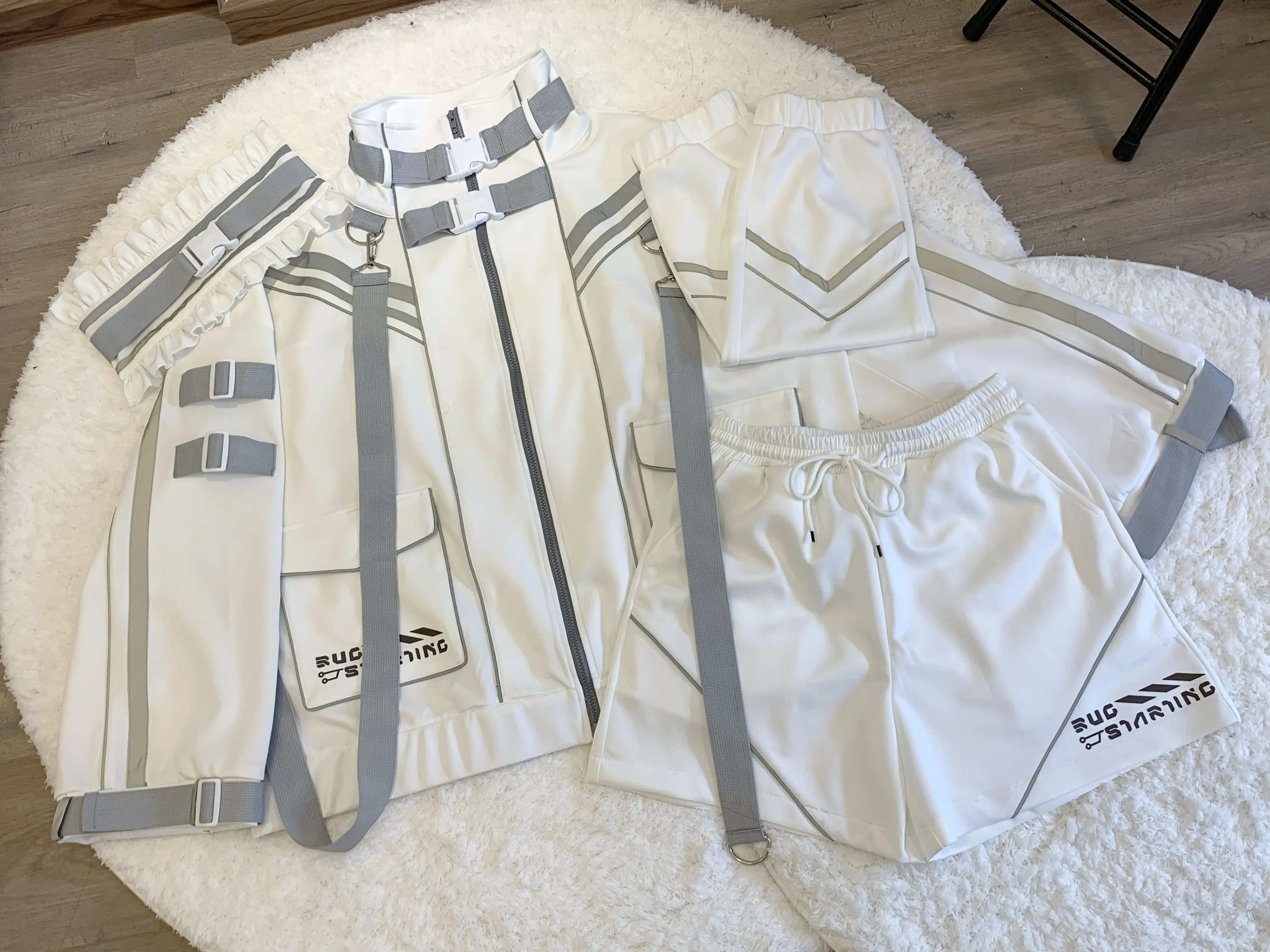 Sportbekleidung-Mantel Ich bin japanischen Stil neue Original y2k Bergwerk Paar sub reflektierende verlieren Mantel Frauen